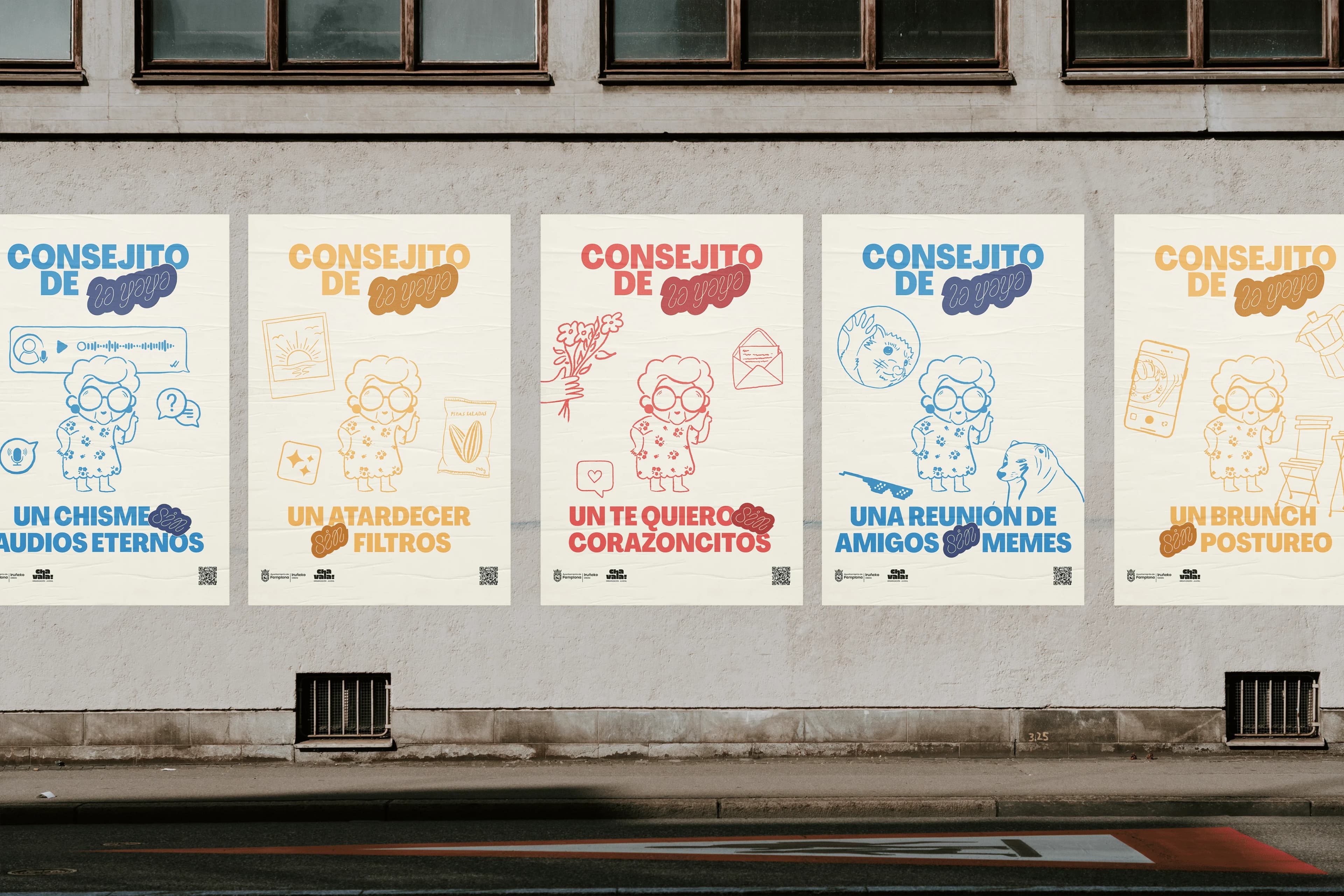 Carteles de la campaña Consejito de la Yaya