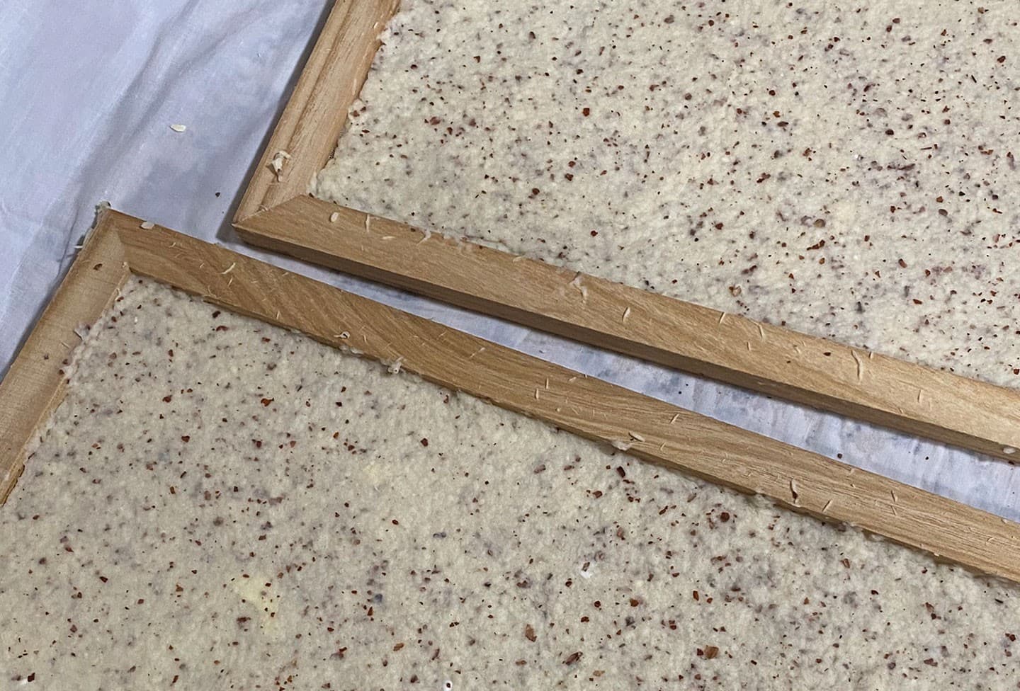 Detalle del papel utilizado en el empaque de Vda. de Manuel Redondo